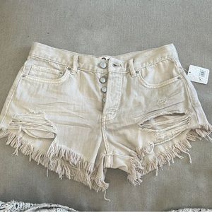 Free People We The Free Loving Good Vibrations Cutoffs